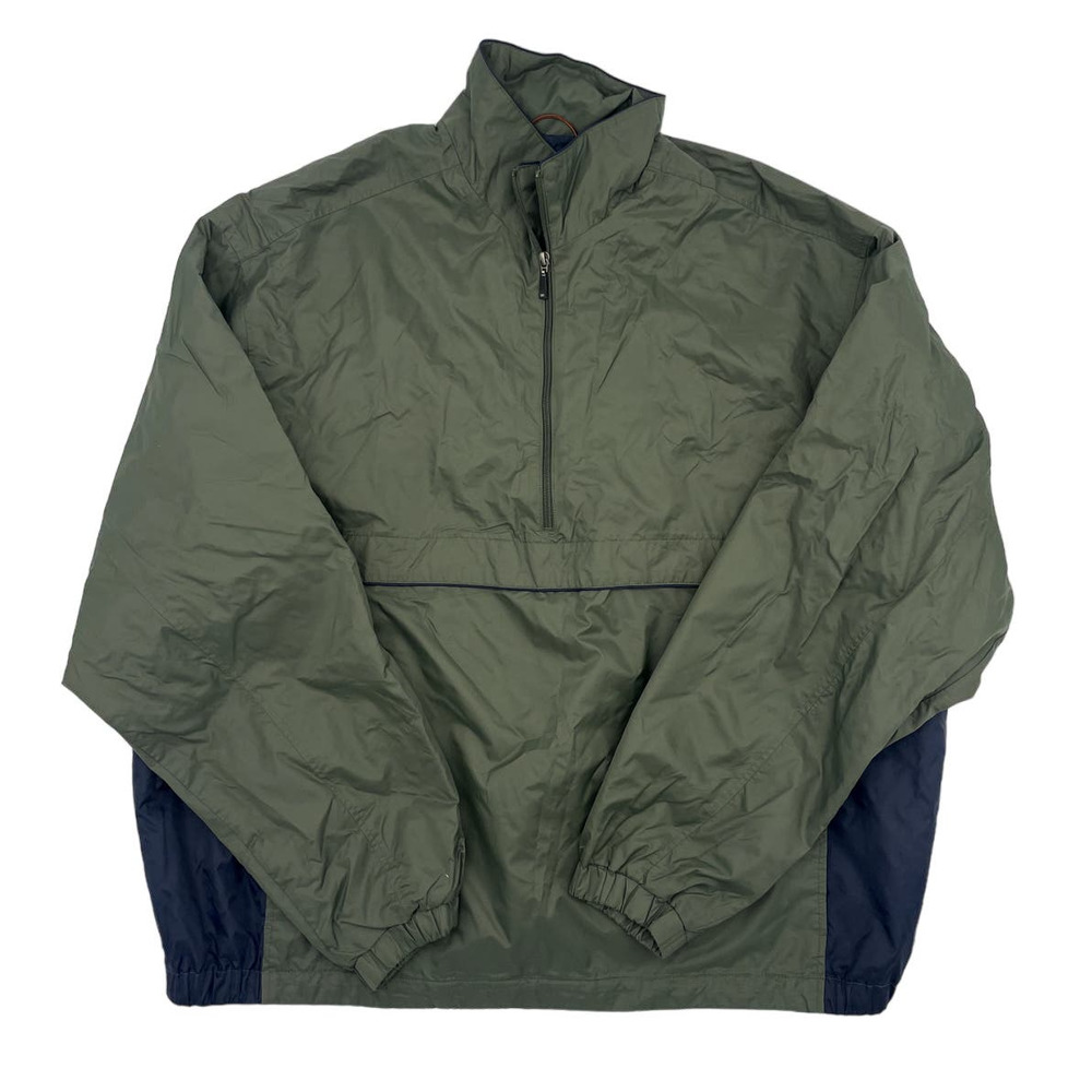 Dockers Green Golf Wind Breaker 1/2 Zip Pullover